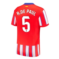 Atlético Madrid R.De Paul #5 Fotballdrakter 2024-25 Hjemmedrakt Mann