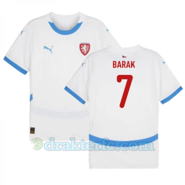 Barak #7 Tsjekkia Fotballdrakter EM 2024 Bortedrakt Mann