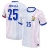 Barcola #25 Frankrike Fotballdrakter EM 2024 Bortedrakt Mann