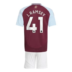 Barn Aston Villa J.Ramsey #41 Fotballdrakter 2024-25 Hjemmedraktsett