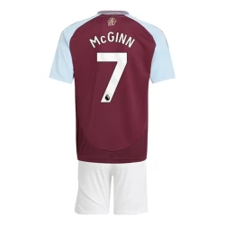 Barn Aston Villa McGinn #7 Fotballdrakter 2024-25 Hjemmedraktsett