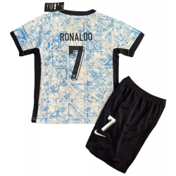 Barn Cristiano Ronaldo #7 Portugal Fotballdrakter EM 2024 Bortedraktsett