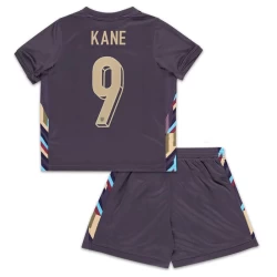 Barn Harry Kane #9 England Fotballdrakter EM 2024 Bortedraktsett