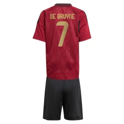 Barn Kevin De Bruyne #7 Belgia Fotballdrakter EM 2024 Hjemmedraktsett