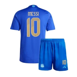 Barn Lionel Messi #10 Argentina Fotballdrakter Copa America 2024 Bortedraktsett