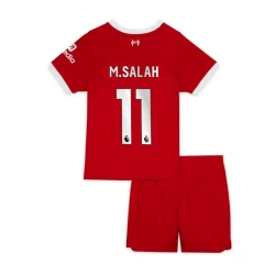 Barn Liverpool FC Mohamed Salah #11 Fotballdrakter 2023-24 Hjemmedraktsett