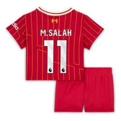 Barn Liverpool FC Mohamed Salah #11 Fotballdrakter 2024-25 Hjemmedraktsett