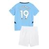 Barn Manchester City J. Alvarez #19 Fotballdrakter 2024-25 Hjemmedraktsett