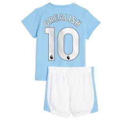 Barn Manchester City Jack Grealish #10 Fotballdrakter 2023-24 Hjemmedraktsett
