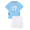 Barn Manchester City Kevin De Bruyne #17 Fotballdrakter 2024-25 Hjemmedraktsett