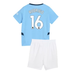 Barn Manchester City Rodrigo #16 Fotballdrakter 2024-25 Hjemmedraktsett