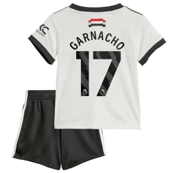 Barn Manchester United Fotballdrakter Garnacho #17 2024-25 Tredjedraktsett