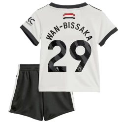 Barn Manchester United Fotballdrakter Wan-Bissaka #29 2024-25 Tredjedraktsett