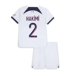 Barn Paris Saint-Germain PSG Fotballdrakter 2023-24 Achraf Hakimi #2 Bortedraktsett