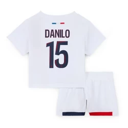 Barn Paris Saint-Germain PSG Fotballdrakter 2024-25 Danilo #15 Bortedraktsett