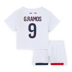 Barn Paris Saint-Germain PSG Fotballdrakter 2024-25 G.Ramos #9 Bortedraktsett