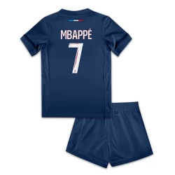 Barn Paris Saint-Germain PSG Kylian Mbappé #7 Fotballdrakter 2024-25 Hjemmedraktsett