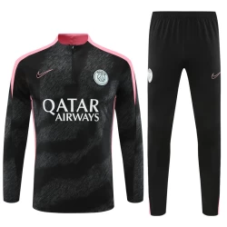 Barn Paris Saint-Germain PSG Treningsgenser Sett 2024-25 Svart Camo