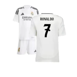 Barn Real Madrid Cristiano Ronaldo #7 Fotballdrakter 2024-25 Hjemmedraktsett