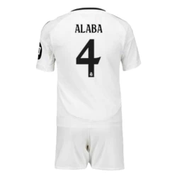 Barn Real Madrid David Alaba #4 Fotballdrakter 2024-25 HP Hjemmedraktsett