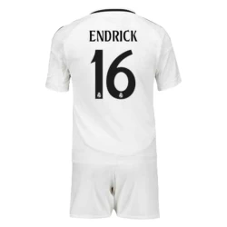 Barn Real Madrid Endrick #16 Fotballdrakter 2024-25 Hjemmedraktsett