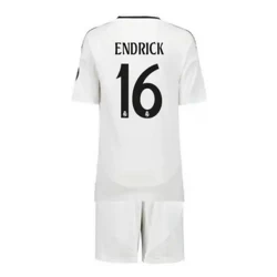 Barn Real Madrid Endrick #16 Fotballdrakter 2024-25 HP Hjemmedraktsett