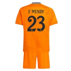 Barn Real Madrid Fotballdrakter 2024-25 F.Mendy #23 Bortedraktsett