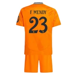 Barn Real Madrid Fotballdrakter 2024-25 HP F.Mendy #23 Bortedraktsett