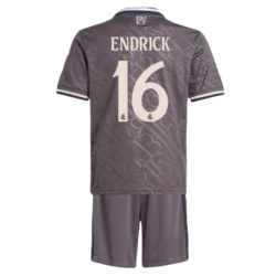 Barn Real Madrid Fotballdrakter Endrick #16 2024-25 Tredjedraktsett