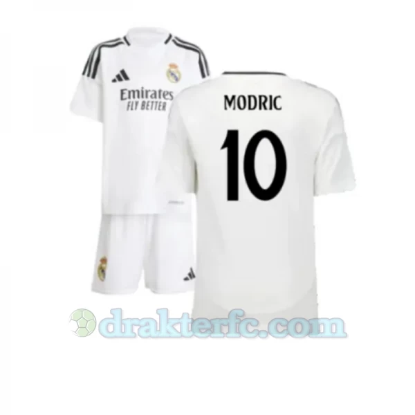 Barn Real Madrid Luka Modrić #10 Fotballdrakter 2024-25 Hjemmedraktsett