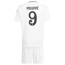 Barn Real Madrid Mbappe #9 Fotballdrakter 2024-25 Hjemmedraktsett