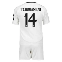 Barn Real Madrid Tchouameni #14 Fotballdrakter 2024-25 HP Hjemmedraktsett