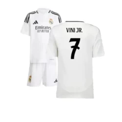Barn Real Madrid Vinicius Junior #7 Fotballdrakter 2024-25 Hjemmedraktsett
