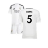 Barn Real Madrid Zinédine Zidane #5 Fotballdrakter 2024-25 Hjemmedraktsett