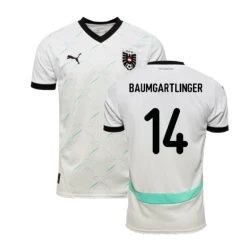 Baumgartlinger #14 Østerrike Fotballdrakter EM 2024 Bortedrakt Mann