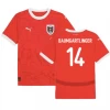 Baumgartlinger #14 Østerrike Fotballdrakter EM 2024 Hjemmedrakt Mann