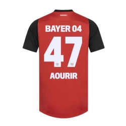 Bayer 04 Leverkusen Aourir #47 Fotballdrakter 2024-25 Hjemmedrakt Mann