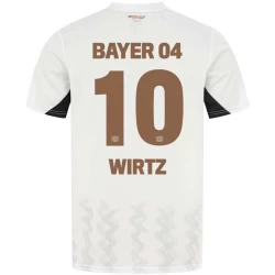 Bayer 04 Leverkusen Fotballdrakter 2024-25 Florian Wirtz #10 Bortedrakt Mann