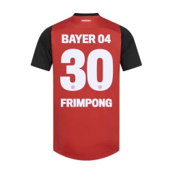 Bayer 04 Leverkusen Frimpong #30 Fotballdrakter 2024-25 Hjemmedrakt Mann