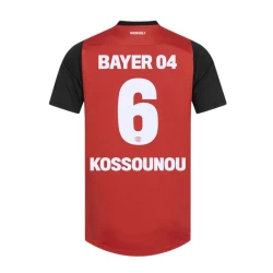 Bayer 04 Leverkusen Kossounou #6 Fotballdrakter 2024-25 Hjemmedrakt Mann