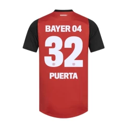 Bayer 04 Leverkusen Puerta #32 Fotballdrakter 2024-25 Hjemmedrakt Mann