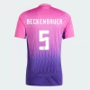 Beckenbauer #5 Tyskland Fotballdrakter EM 2024 Bortedrakt Mann