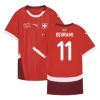 Behrami #11 Sveits Fotballdrakter EM 2024 Hjemmedrakt Mann