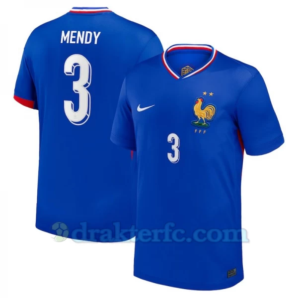 Benjamin Mendy #3 Frankrike Fotballdrakter EM 2024 Hjemmedrakt Mann