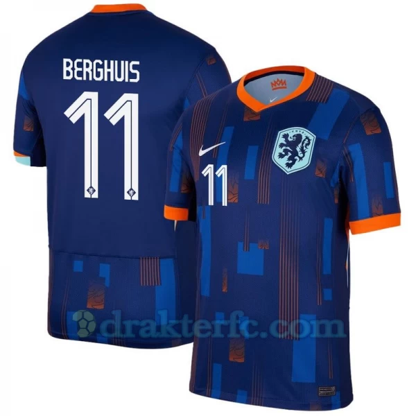 Berghuis #11 Nederland Fotballdrakter EM 2024 Bortedrakt Mann
