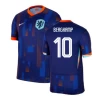 Bergkamp #10 Nederland Fotballdrakter EM 2024 Bortedrakt Mann