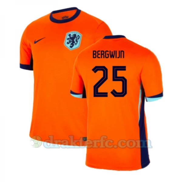 Bergwijn #25 Nederland Fotballdrakter EM 2024 Hjemmedrakt Mann