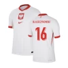 Blaszczykowski #16 Polen Fotballdrakter EM 2024 Hjemmedrakt Mann