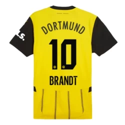 BVB Borussia Dortmund Brandt #10 Fotballdrakter 2024-25 Hjemmedrakt Mann