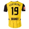 BVB Borussia Dortmund Brandt #19 Fotballdrakter 2024-25 Hjemmedrakt Mann